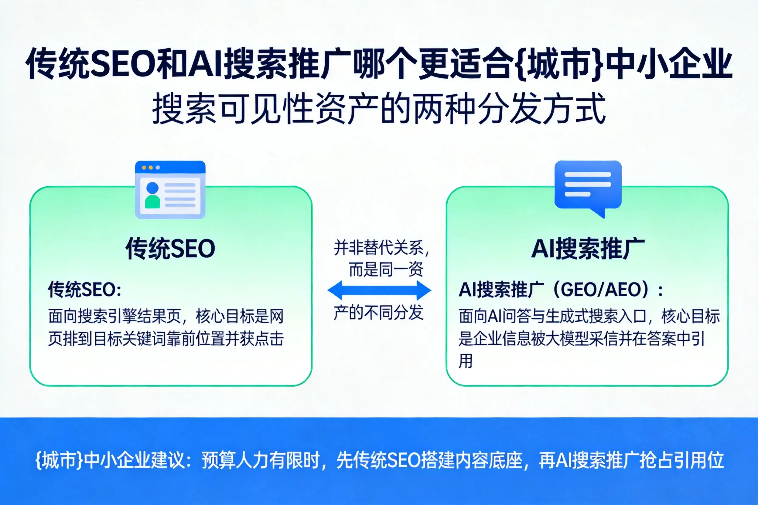 传统SEO和AI搜索推广哪个更适合临沧中小企业