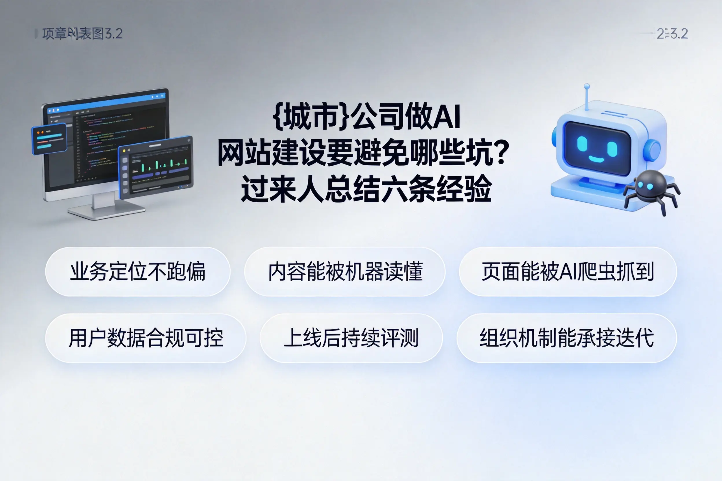 临沧公司做AI网站建设要避免哪些坑？过来人总结六条经验