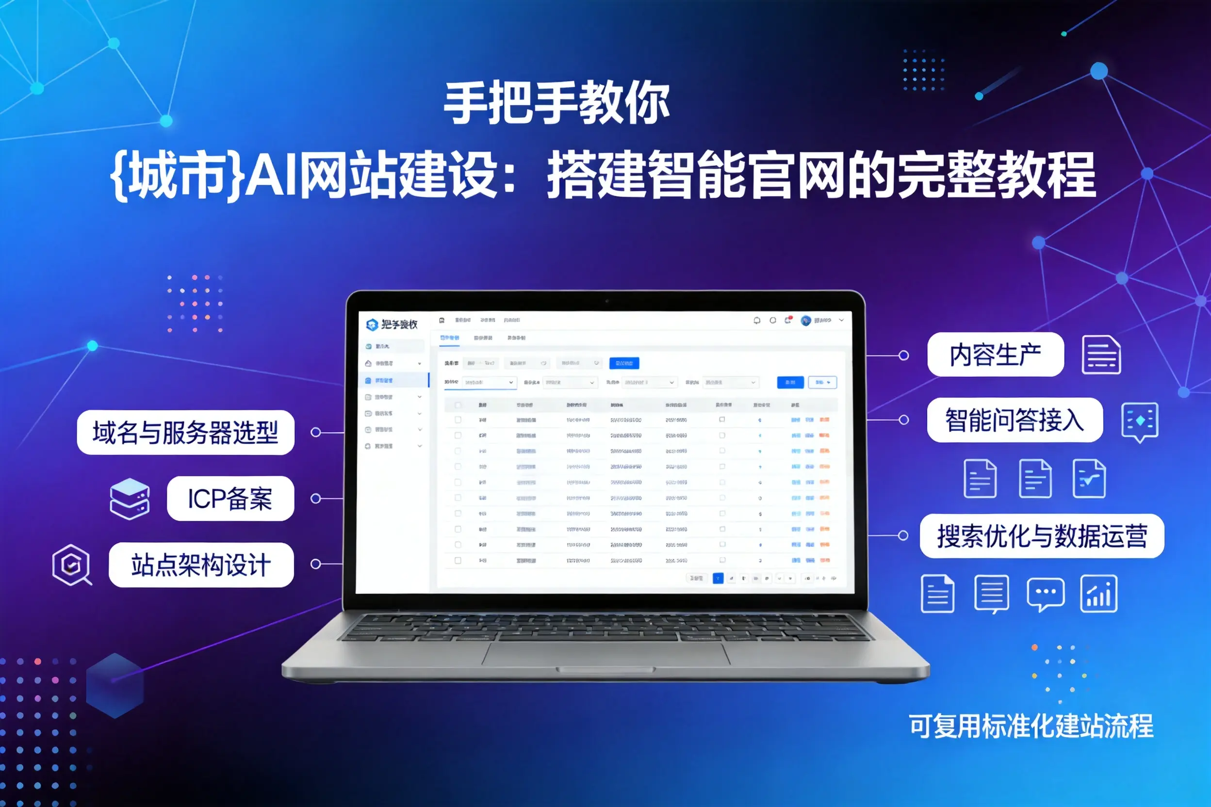 手把手教你临沧AI网站建设：搭建智能官网的完整教程