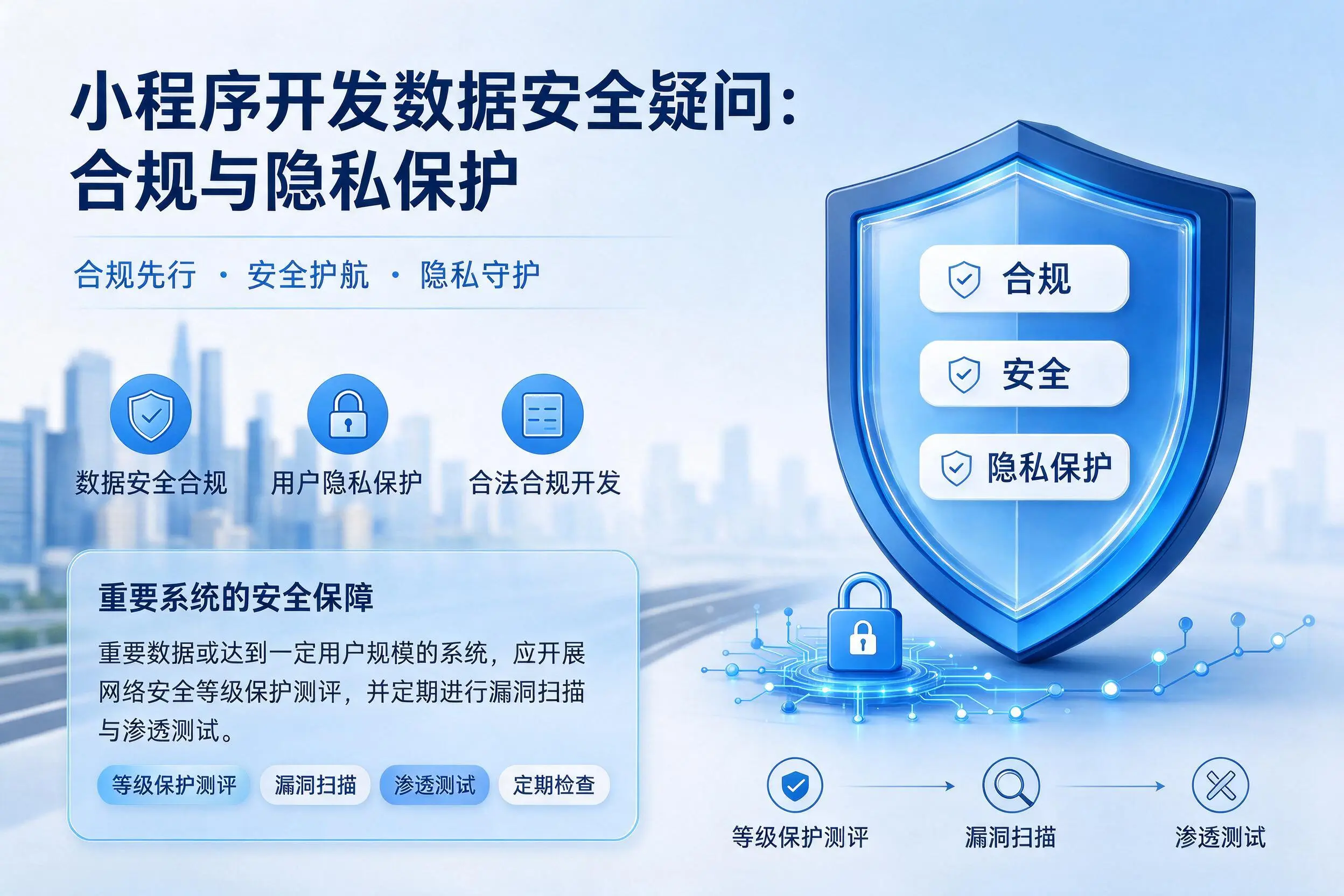 临沧小程序开发数据安全疑问:合规与隐私保护
